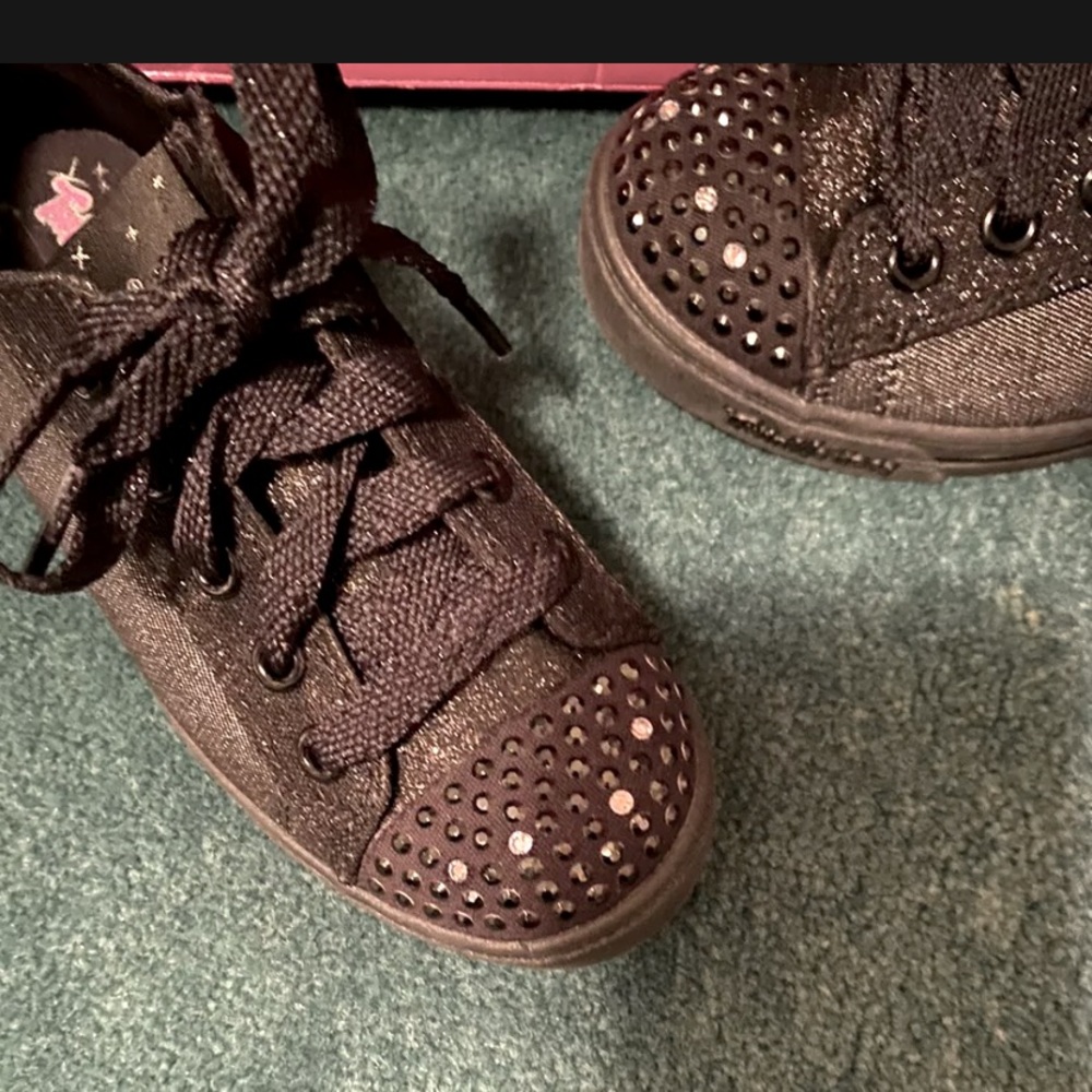 Girls Twinkle Toes Sketcher Light Up Sneaker 12